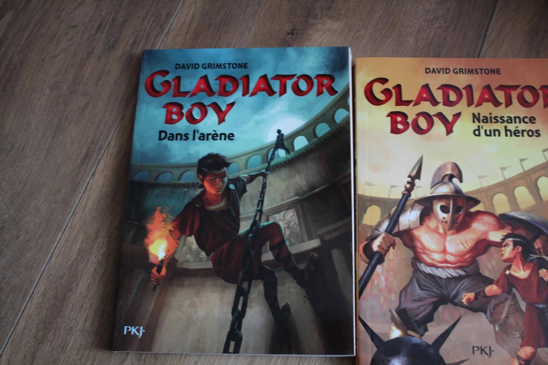Lot 2 Livros Gladiator Boy - David Grimstone (Tomes 1 & 2) – photo 2